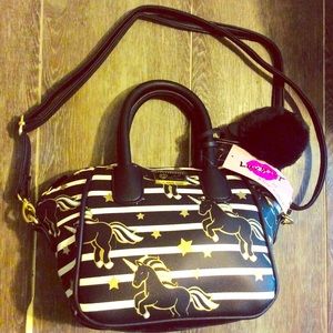 Betsey Johnson Luv Unicorn Handbag NWT